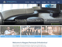 Tablet Screenshot of niagaraorthodontics.com